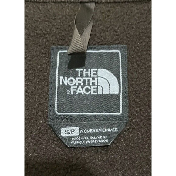 The North Face Polartech Full zip Jacket size small Fleece Brown - Picture 2 of 4